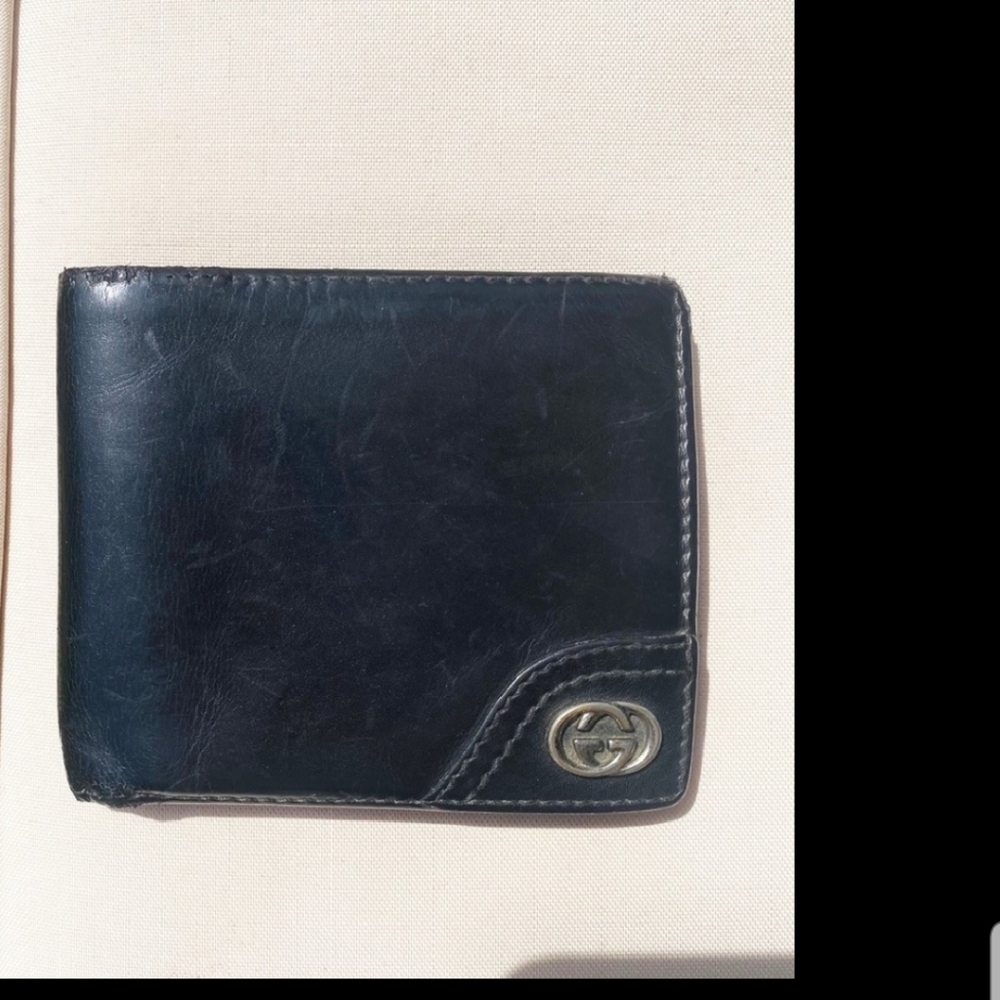 Vintage Gucci Mens Bifold Wallet